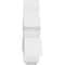 Ekena Millwork Redmond Architectural Grade PVC Gable Bracket, 36"W x 13 1/2"H x 4"D x 4"F, 9/12 Pitch GBP036X14X0404RED00 - alternate 2